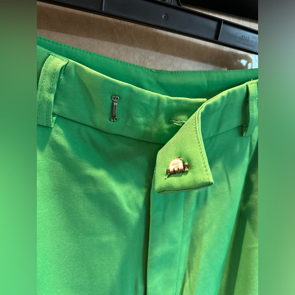 BOGO High Waist Wide Leg Pants| Size L 8/10| Kelly Green - Picture 6 of 7